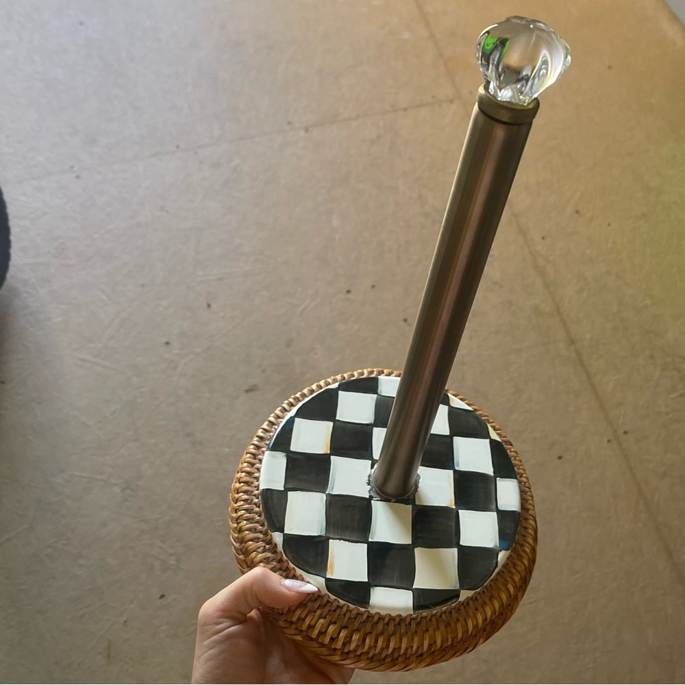 McKenzie Childs paper towel holder